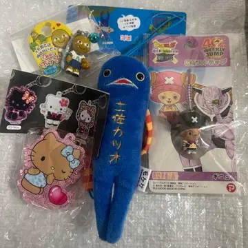 도사 가쓰오 봉제 인형과 캐릭터 굿즈 세트