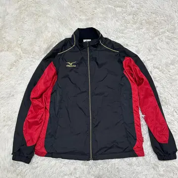 MIZUNO 미즈노 안감 플리스 윈드브레이커 저지 블랙