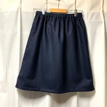 울 플레어 스커트 핸드메이드