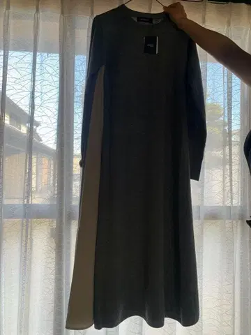 MEDOC original 그레이 긴팔 원피스