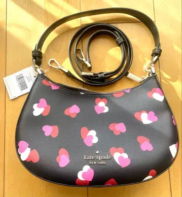 [ 미사용 새상품 ] kate spade 하트 무늬 숄더백