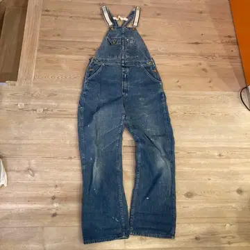 빈티지 데님 오버롤 카터스