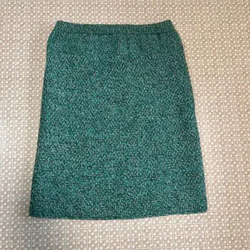 핸드메이드 손뜨개질 니트 스커트 그린/녹색