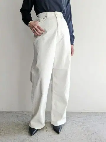 택 포함 미사용 야누크 Really Light 루즈 스트레이트 JOAN