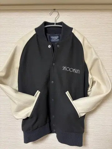 새상품급 [ BEAUTY&YOUTH 별주 ] SKOOKUM 레터맨 자켓