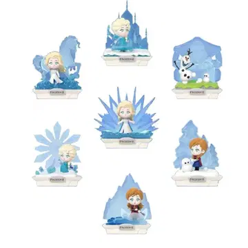 52TOYS 아나와 눈의 여왕 PVC 피규어 6개 세트