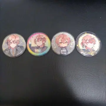 컬러풀 피치 유리 푸피파 묶음 판매 캔뱃지