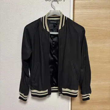 [ Harlem Rounge ] 남성용 스웨이드 라이더 자켓 블랙 M