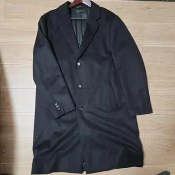 유니클로 울 캐시미어 체스터 코트 블랙