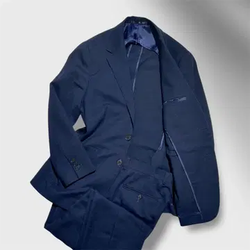 FABRIC TOKYO 셋업 수트 네이비 워셔블