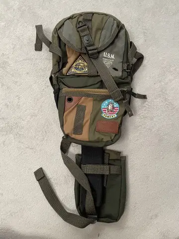 아비렉스 AVIREX 바디 백 원 숄더 탑건