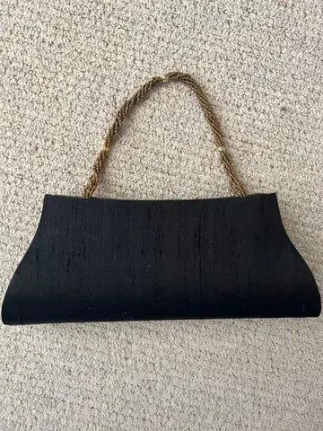 블랙 실크 파티백/클러치백