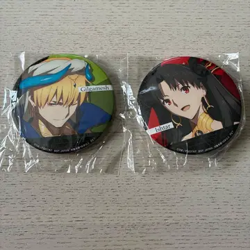 Fate FGO 길가메쉬 이슈타르 캔뱃지 2개