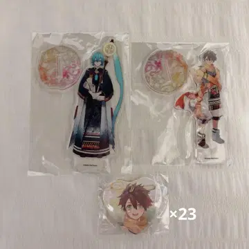 올림피아 소와레 카이리 아스하 아크릴 스탠드 하트 캔뱃지 세트