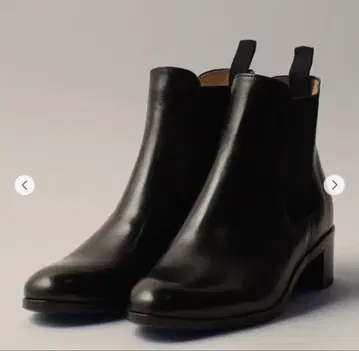 오데뜨 앤 오딜 사이드 고어 부츠 블랙 24cm