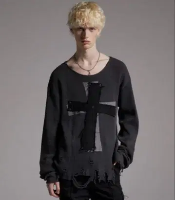 [ 재판매 없음 ] grancy 써멀 롱티 그레이 S 사이즈