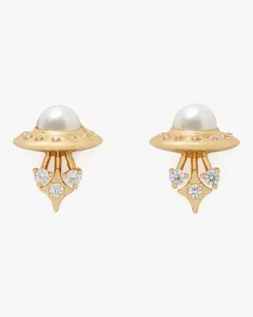 kate spade 케이트 스페이드 귀걸이 우주선 골드 [정품]