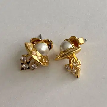 kate spade 케이트 스페이드 귀걸이 우주선 골드 [정품]