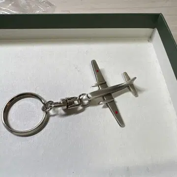 항공기 키링 실버 약 4cm