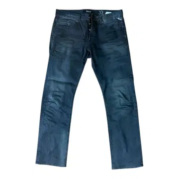 REPLAY 블랙 스트레이트 데님 33