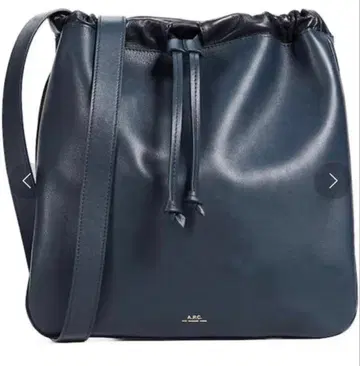 A.P.C. 숄더백 다크 블루 블랙
