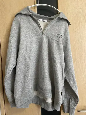 JOURNAL STANDARD relume 하프 지퍼 맨투맨 그레이