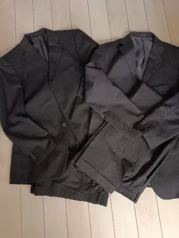 [ 2벌 세트 ] 다크 그레이 비즈니스 정장