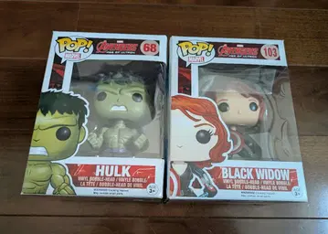 funko pop 어벤져스 (헐크) (블랙 위도우)
