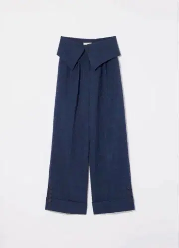 eaphi 랩 디자인 버튼 슬랙스 네이비