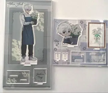 블루 록 플라워 마르쉐 등신 SD 아크릴 스탠드 나기 세이시로