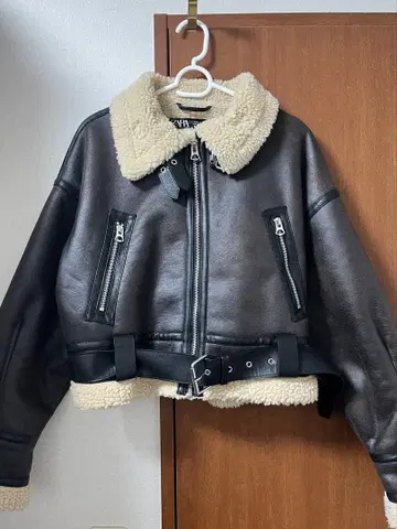 ZARA 자라 무스탕 플라이트 자켓 보아 자켓