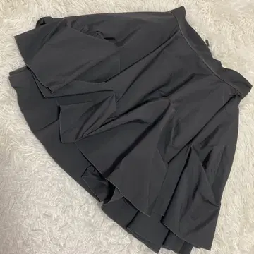 [고품질] FOXEY 타프타 볼륨 스커트 차콜 40 오샤레