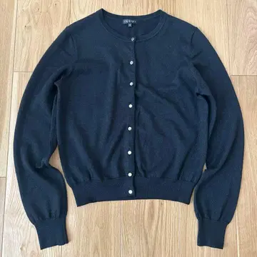 INDIVI 인디비 라메 가디건 38 블랙