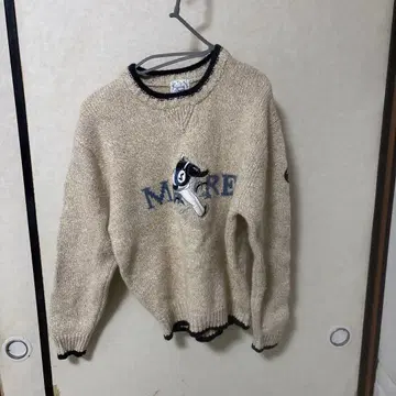 시나코바 베이지 니트 스웨터 M