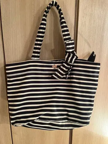 케이트 스페이드 보더 보냉백 블랙 화이트 2WAY