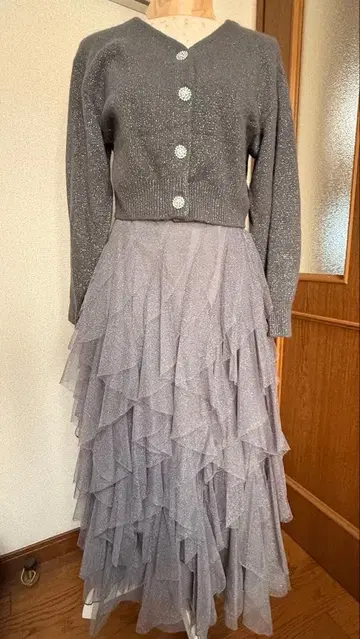 스나이델 비쥬 버튼 폭스 가디건