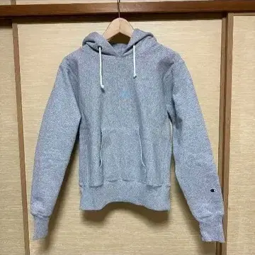 빨간 태그 Champion 그레이 후드티 M