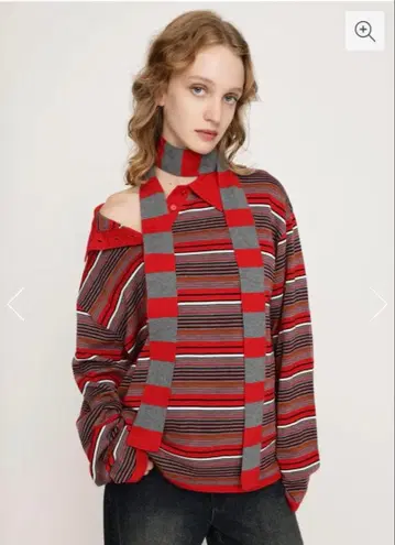 HG KNIT ASYMMETRY 상의