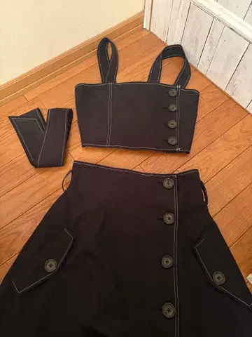 [ ROSE BUD ] 셋업 스커트