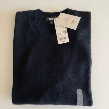 UNIQLO 100% 캐시미어 블랙 스웨터 L