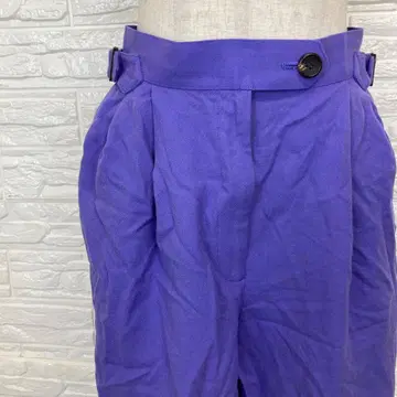 [ 004437 ] PERRY ELLIS 울 하프 팬츠 퍼플 M