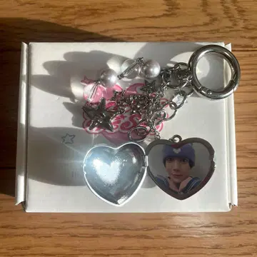 NCT WISH steady MD 하트 펜던트 키링 료우