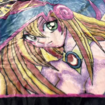 블랙 매지션 걸 플리스 담요