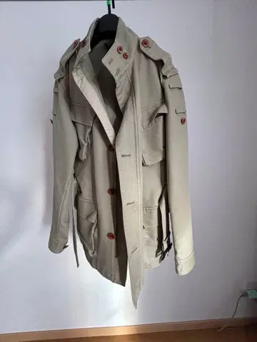 폴스미스 베이지 밀리터리 자켓