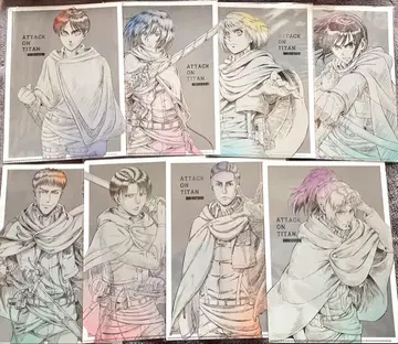 진격의 거인 WIT STUDIO 클리어 파일 8세트