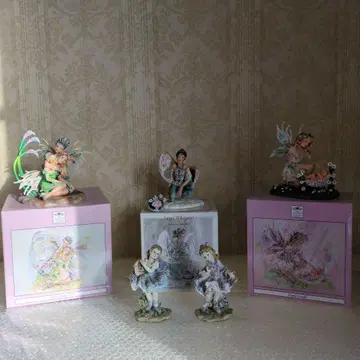 요정과 천사의 피규어 세트