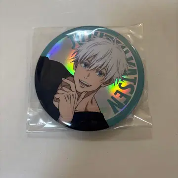 (미개봉) 주술회전 세가 럭키 쿠지 고죠 사토루 G상 캔뱃지 오로라ver