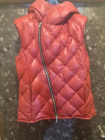 Backlash 가죽 다운 베스트 사이즈 3