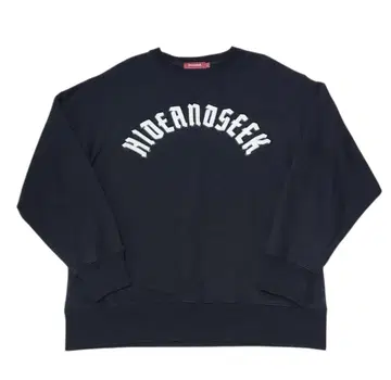 HIDE AND SEEK 하이드앤시크 자수 로고 맨투맨 트레이닝복