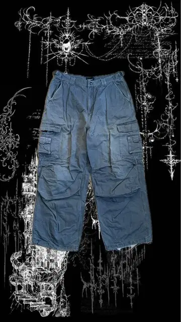 Masonprince 카고 팬츠 그런지 y2k